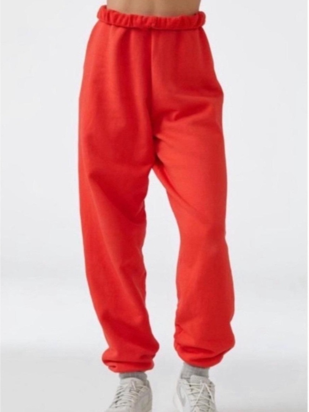 joah brown orange sweatpants size extra small / small